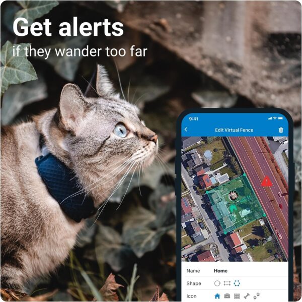 Tractive GPS Cat Tracker (9 lbs+) – Waterproof